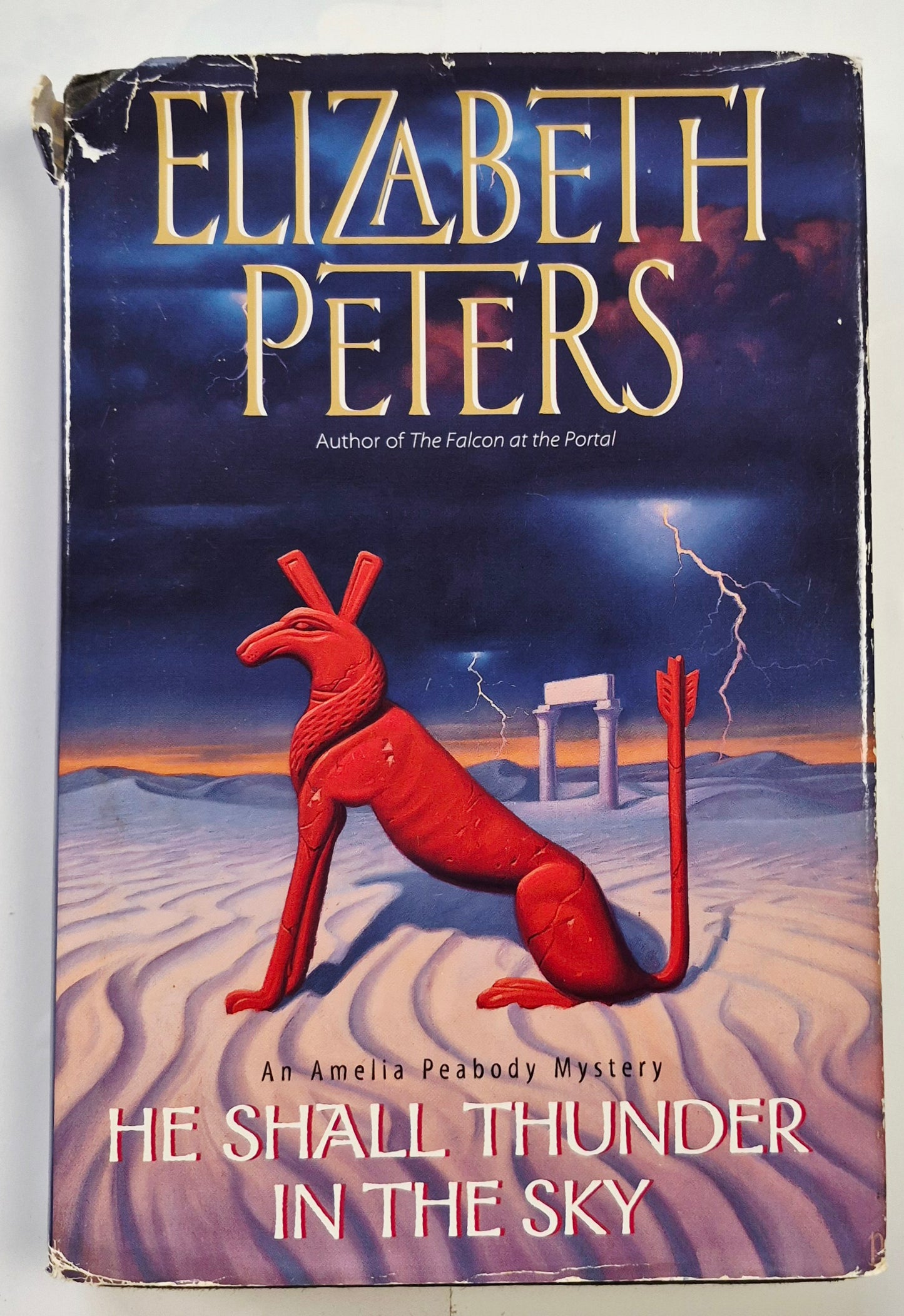 He Shall Thunder in the Sky von Elizabeth Peters (Amelia Peabody #12, Sehr gut, 2000, gebunden, 415 Seiten, William Morrow)