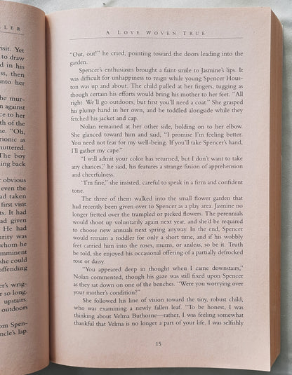 A Love Woven True by Tracie Peterson; Judith Miller (Lights of Lowell #2, Very good, 2005, Pbk, 349 pages, Bethany House)