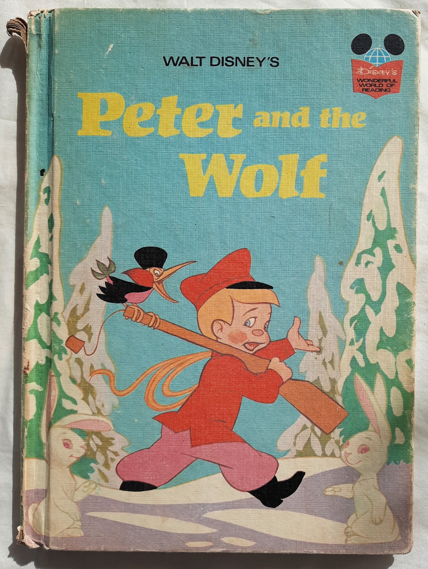 Peter and the Wolf by Disney's Wonderful World of Reading (Good, 1974, HC, 41 pages, Random House)