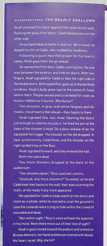 The Deadly Shallows by Dani Pettrey (Coastal Guardians #3, New, 2022, HC, 387 pages,Bethany House)