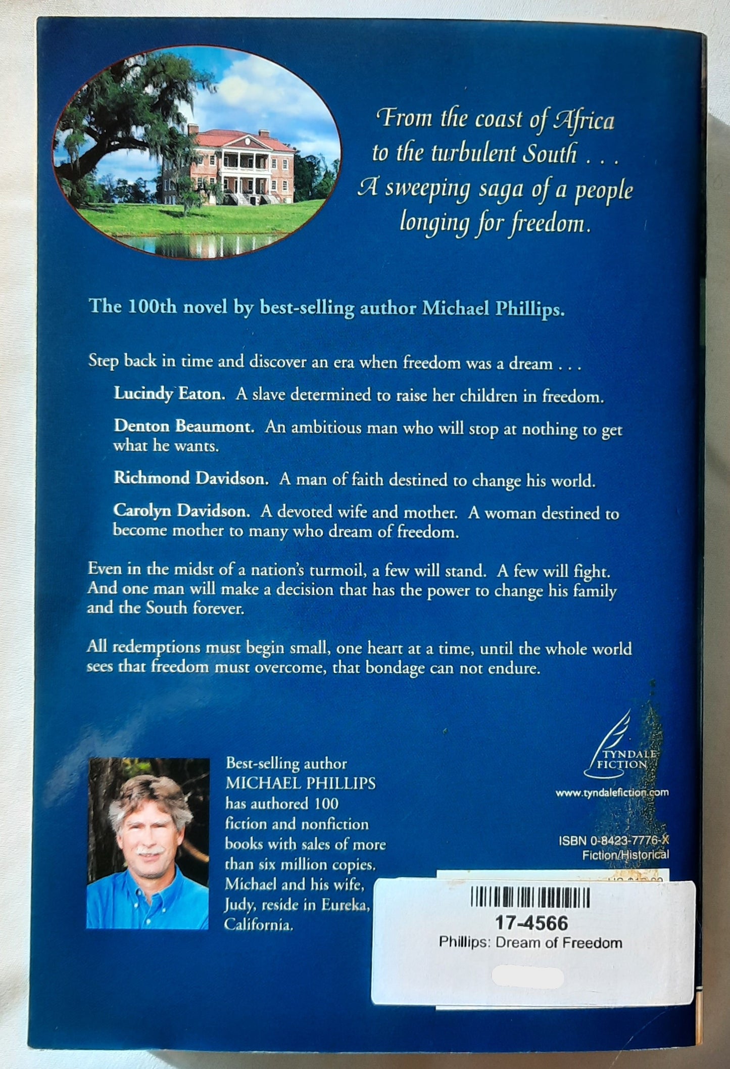 Dream of Freedom #1 by Michael Phillips (American Dreams, Very good, 2005, PBK, 472 pages, Tyndale House)