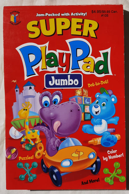 Super PlayPad Jumbo Coloring & Activity Book (Like new, 2009, PBk, 191 pgs)