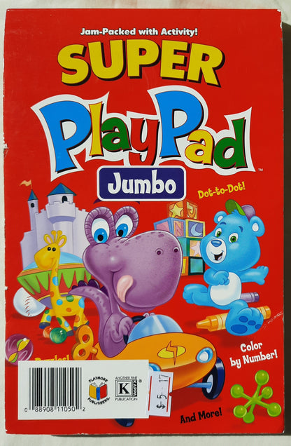 Super PlayPad Jumbo Coloring & Activity Book (Like new, 2009, PBk, 191 pgs)