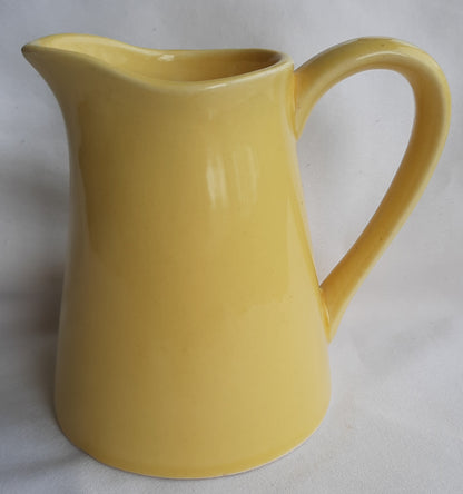 Coffee or Tea Creamer by USA Pottery (Yellow Mid-century modern, very good condition)