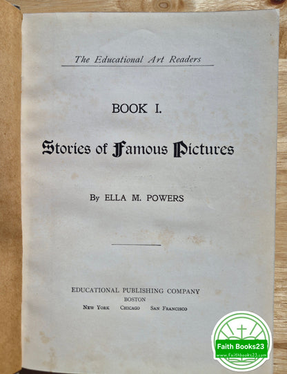 Historias de Cuadros Famosos Libro 1 por Ella M. Powers (Muy bueno, 1906, HC, 128 págs.)