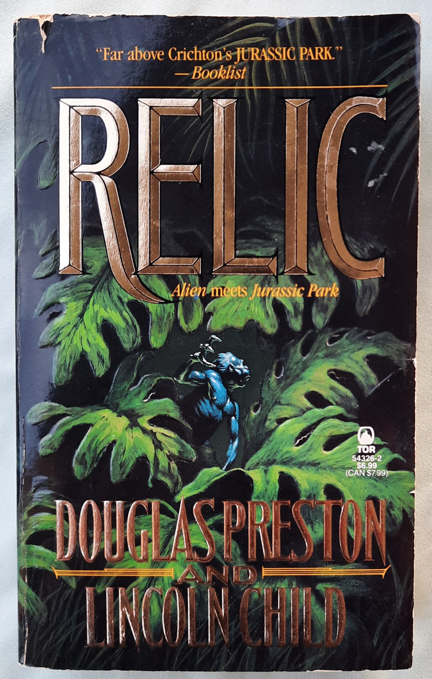 Relic by Douglas Preston; Lincoln Child (Agent Pendergast #1, Good, 1996, Pbk, 474 pages, Tor Fiction)