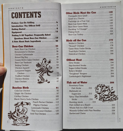 Beer-Can Chicken and 74 Other Offbeat Recipes for the Grill by Steven Raichlen (Very good, 2002, Pbk, 326 pages, Workman Publishing)