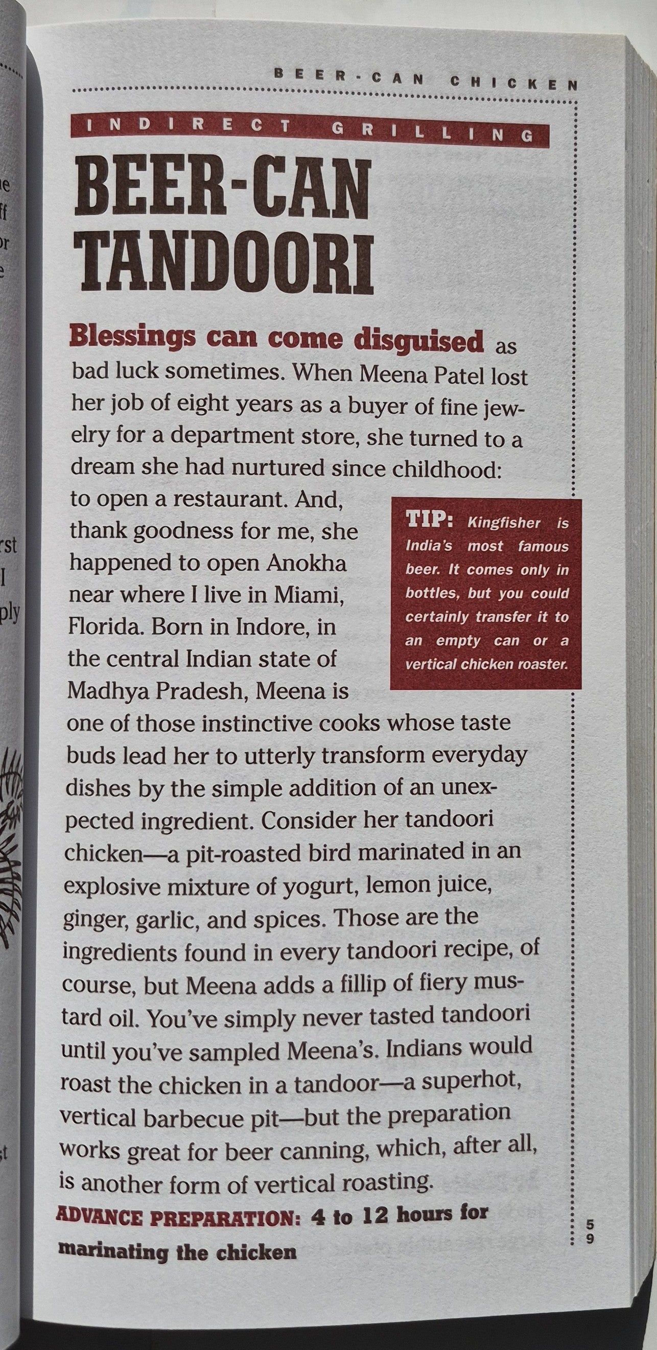 Beer-Can Chicken and 74 Other Offbeat Recipes for the Grill by Steven Raichlen (Very good, 2002, Pbk, 326 pages, Workman Publishing)