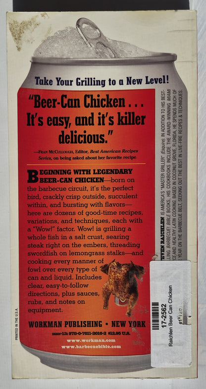 Beer-Can Chicken and 74 Other Offbeat Recipes for the Grill by Steven Raichlen (Very good, 2002, Pbk, 326 pages, Workman Publishing)