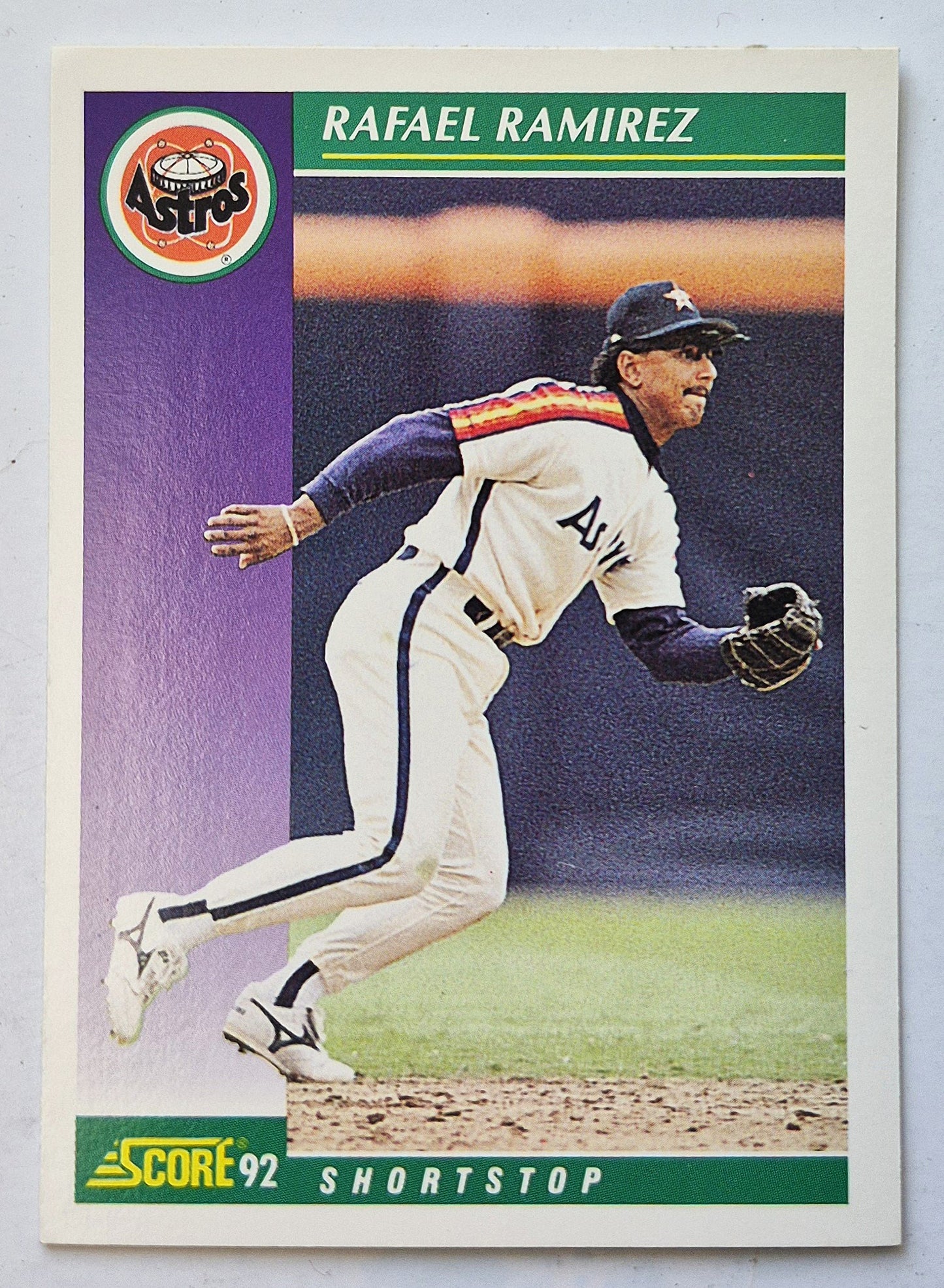 Ramirez Rafael Houston Astros Shortstop #388 Score '92 Baseball Card