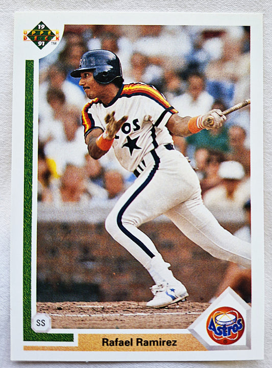 Ramirez Rafael Houston Astros #210 Shortstop Upper Deck 1991 Baseball Card
