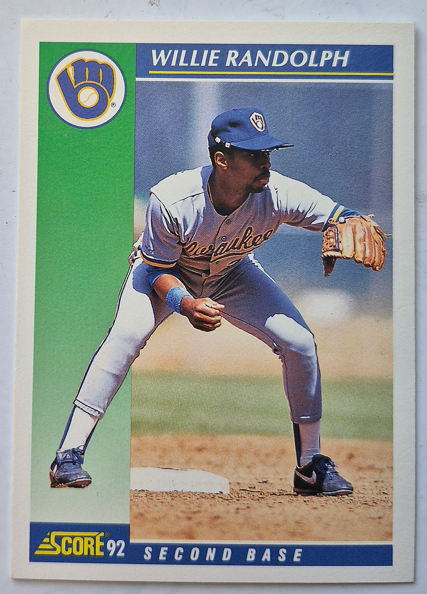 Randolph Willie Seattle Mariners Second Base #30 Score '92 Baseball Card