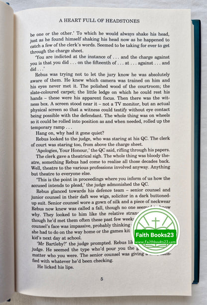 A Heart Full of Stones von Ian Rankin (Inspektor Rebus #24, sehr gut, 2022, geb., 331 S., Little, Brown & Co)
