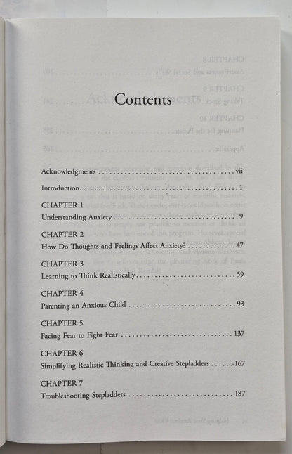 Helping Your Anxious Child 2nd edition: A Step-by-Step Guide for Parents by Ronald M. Rapee et al (Like new, 2008, Pbk, 283 pages, New Harbinger Publications)