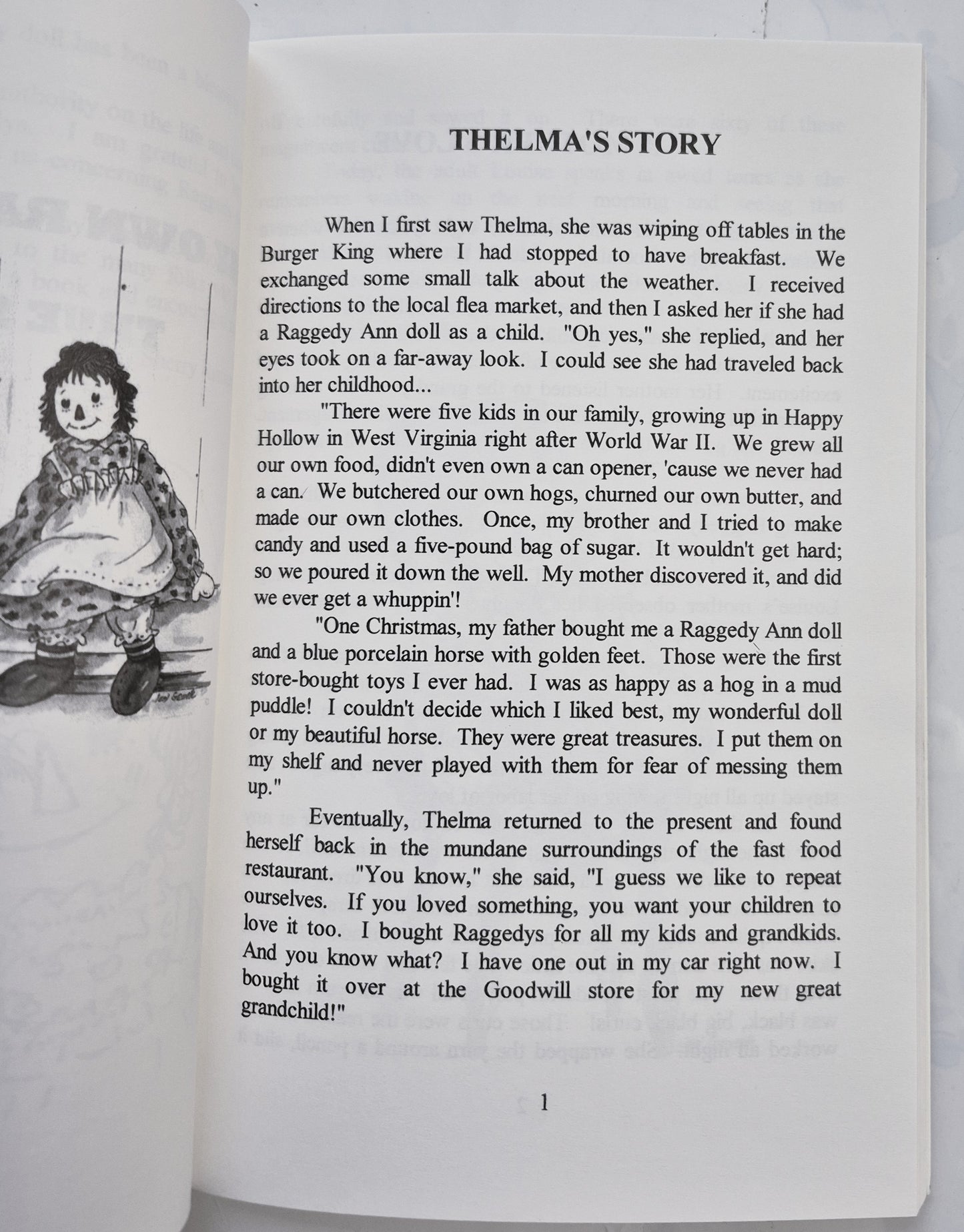My Own Raggedy Ann True Stories by Sherry Nichols Rasmussen (Very good, 2000, Pbk, 74 pages, The Johnny Gruelle Raggedy Ann and Andy Museum)