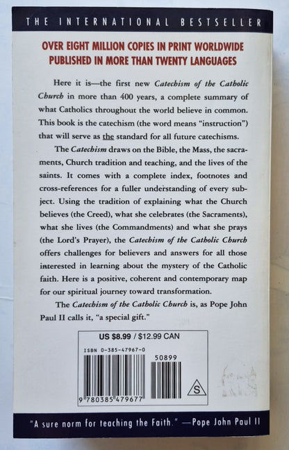 Katechismus der Katholischen Kirche Joseph Kardinal Ratzinger (Sehr gut, 1995, broschiert, 846 S., Doubleday)