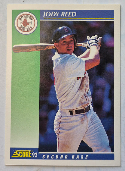 Reed Jody Boston Red Sox Second Base #85 Score '92 Baseball Card