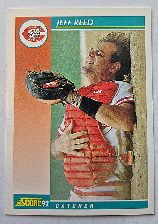 Bewertung: „92 Jeff Reed Cincinnati Reds Catcher #311 Baseball-Karte Nahezu neuwertig