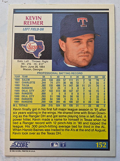 Bewertung: „92 Jeff Reed Cincinnati Reds Catcher #311 Baseball-Karte Nahezu neuwertig