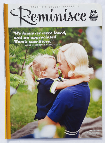 Reminisce Magazine April/May 2015 (Very Good, Pbk, 64 pages, Reader's Digest, Collectible)