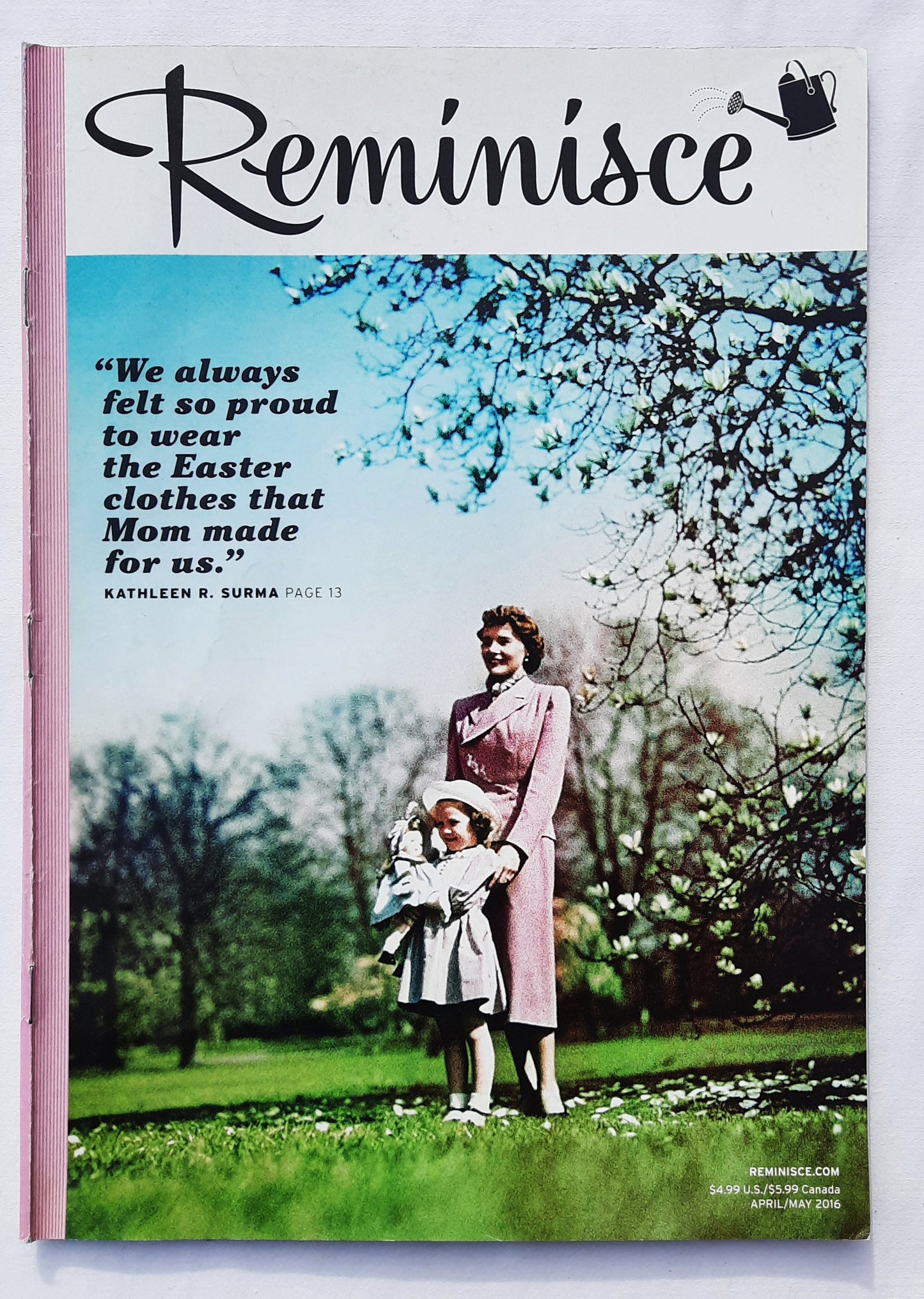 Reminisce Magazine April/May 2016 (Very Good, Pbk, 68 pages, Reader's Digest, Collectible)