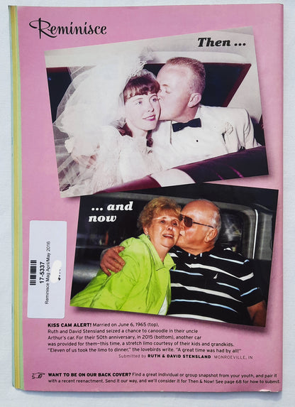 Reminisce Magazine April/May 2016 (Very Good, Pbk, 68 pages, Reader's Digest, Collectible)