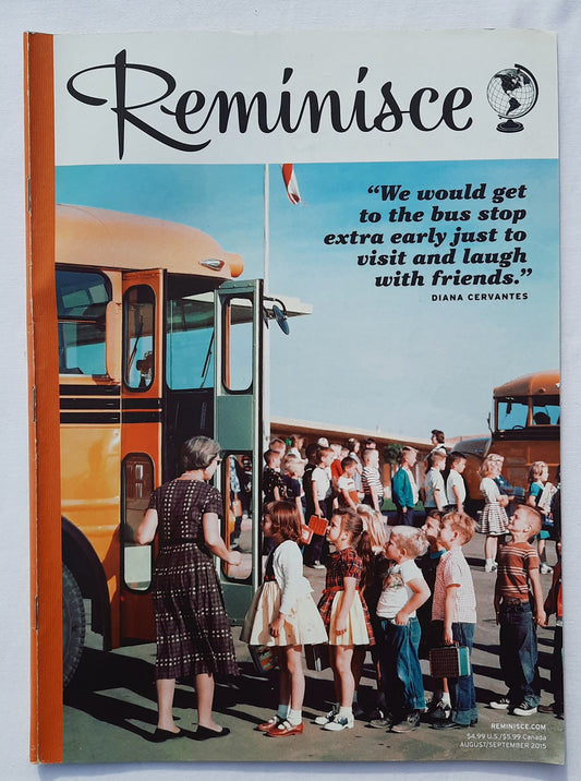 Reminisce Magazine August/September 2015 (Very good, Pbk, 64 pages, Reader's Digest, Collectible)