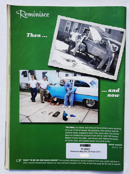 Reminisce Magazine December 2014/January 2015 (Very good, Pbk, 64 pages, Reader's Digest, Collectible)