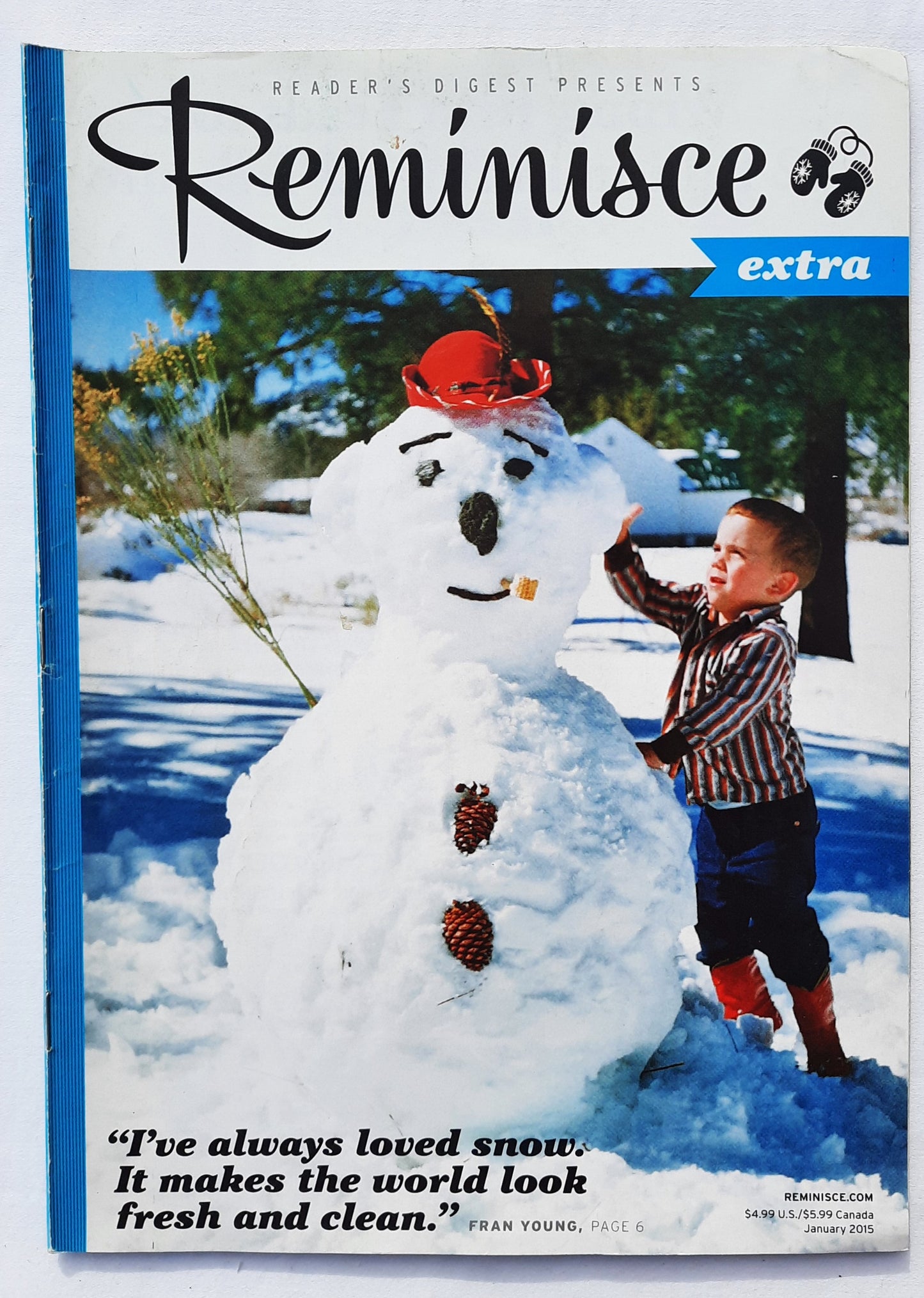 Reminisce Magazine January 2015 (Very good, Pbk, 64 pages, Reader's Digest, Collectible)