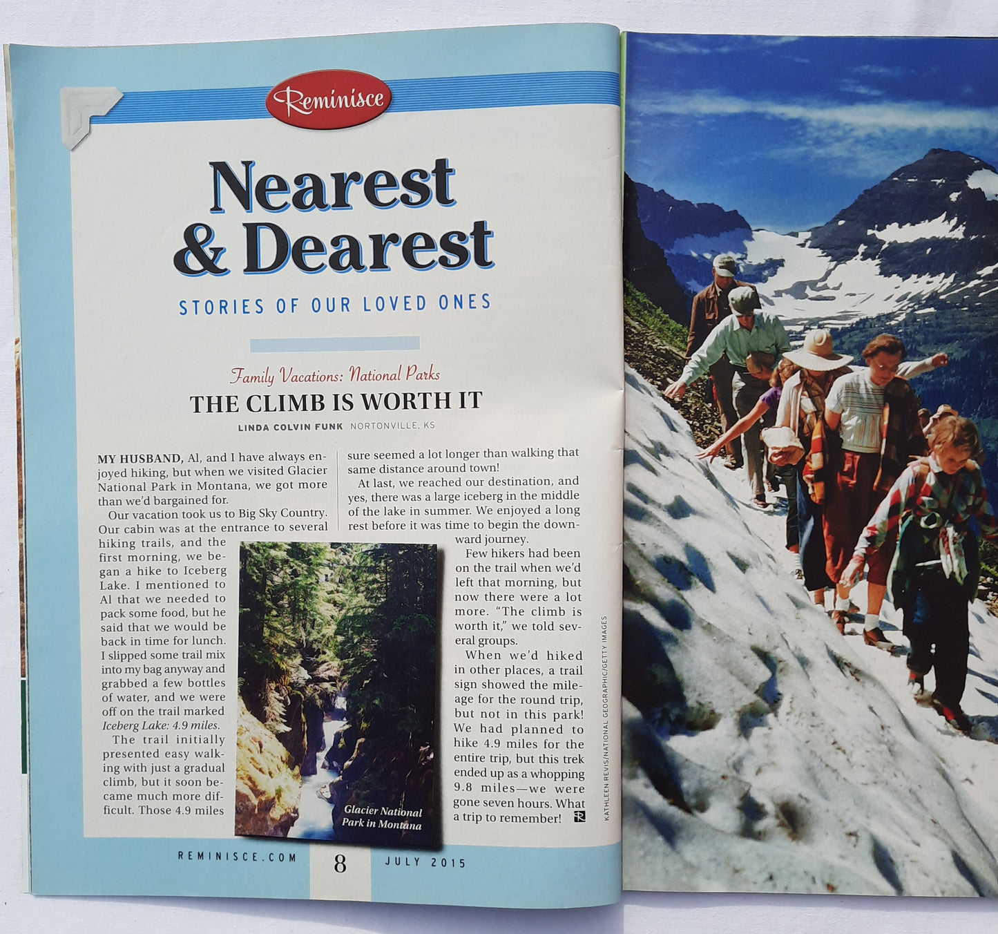 Reminisce Magazine July 2015 (Very good, Pbk, 64 pages, Reader's Digest, Collectible)