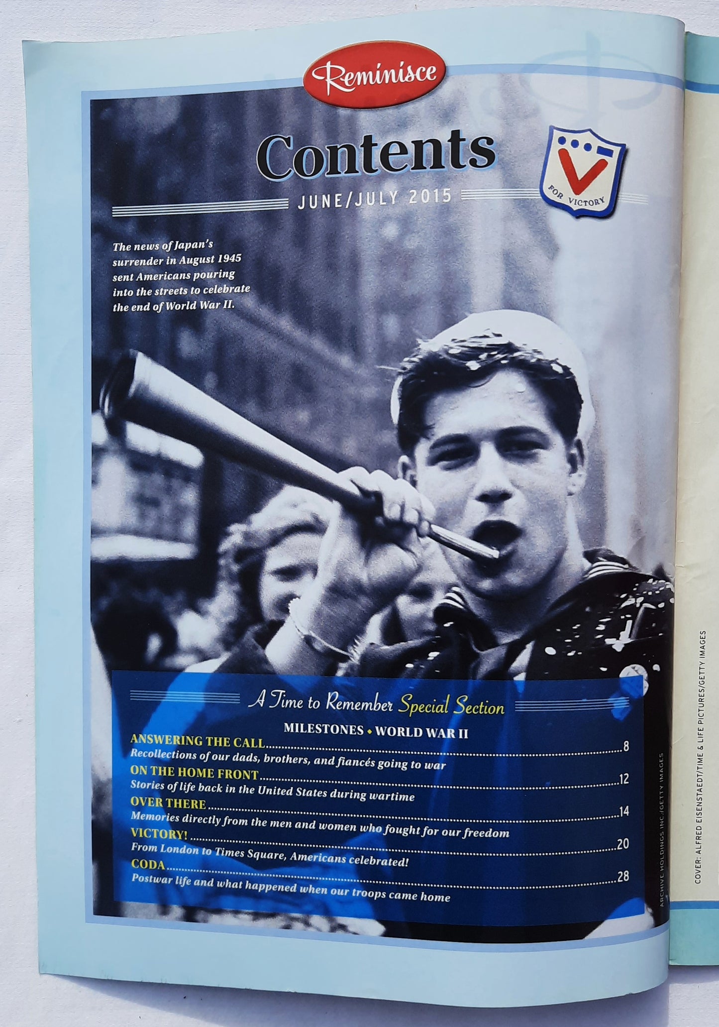 Reminisce Magazine Special Issue June/July 2015 (Very good, Pbk, 88 pages, Reader's Digest, Collectible)