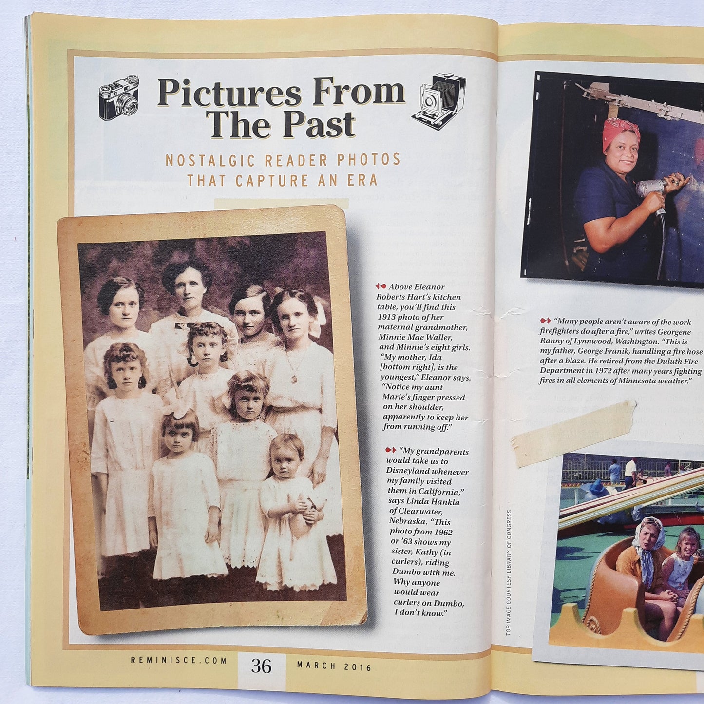 Reminisce Magazine March 2016 (Very Good, Pbk, 68 pages, Reader's Digest, Collectible)