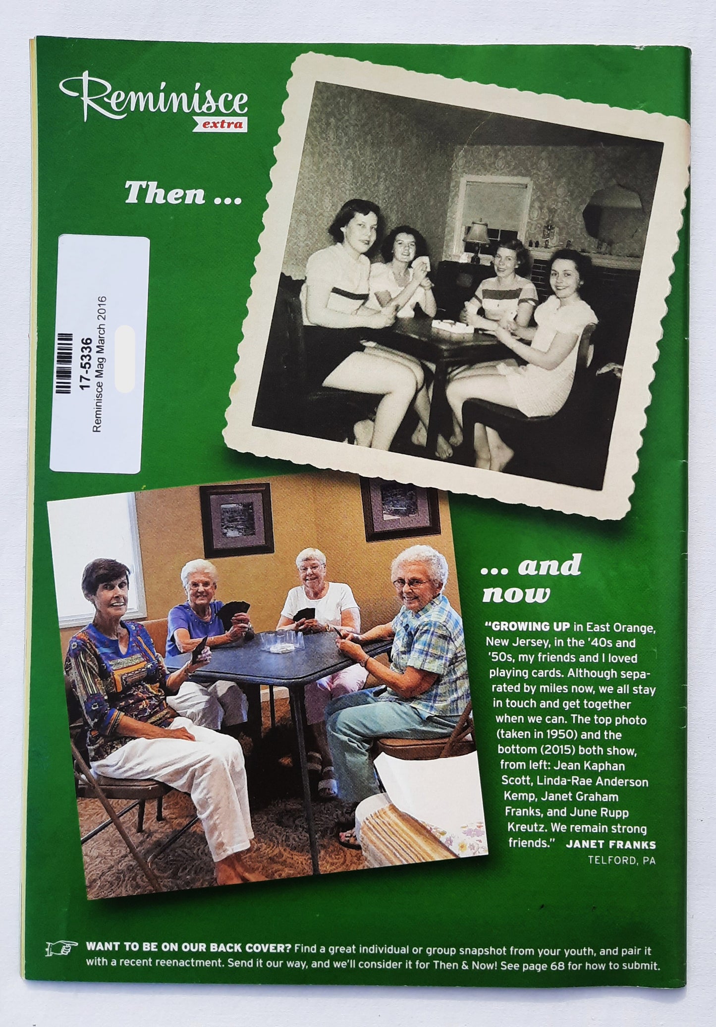 Reminisce Magazine March 2016 (Very Good, Pbk, 68 pages, Reader's Digest, Collectible)