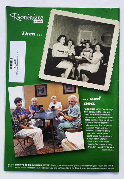 Reminisce Magazine March 2016 (Very Good, Pbk, 68 pages, Reader's Digest, Collectible)