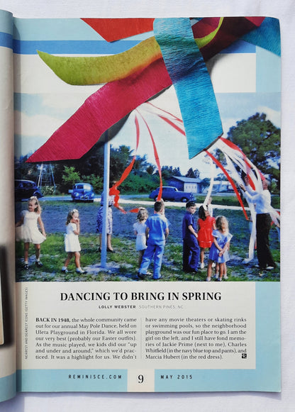 Reminisce Magazine May 2015 (Very good, Pbk, 64 pages, Reader's Digest, Collectible)