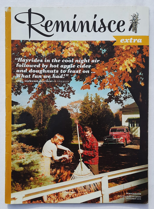 Reminisce Magazine November 2015 (Very good, Pbk, 92 pages, Reader's Digest, Collectible)