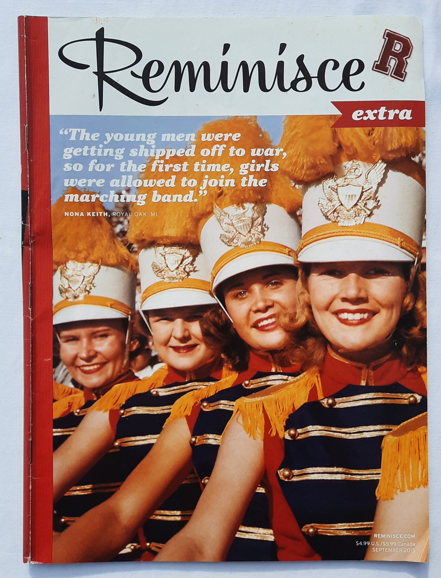 Reminisce Magazine September 2015 (Very good, Pbk, 64 pages, Reader's Digest, Collectible)