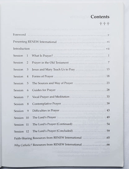 Why Catholic?: Christian Prayer: Deepening My Experience of God by Renew International (Journey Through the Catechism, Good, 2007, Pbk, 68 pages)