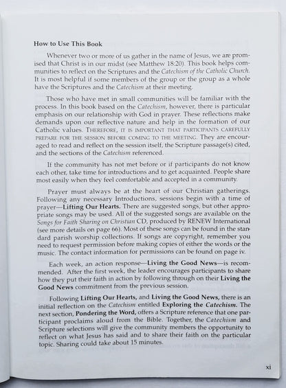 Why Catholic?: Christian Prayer: Deepening My Experience of God by Renew International (Journey Through the Catechism, Good, 2007, Pbk, 68 pages)