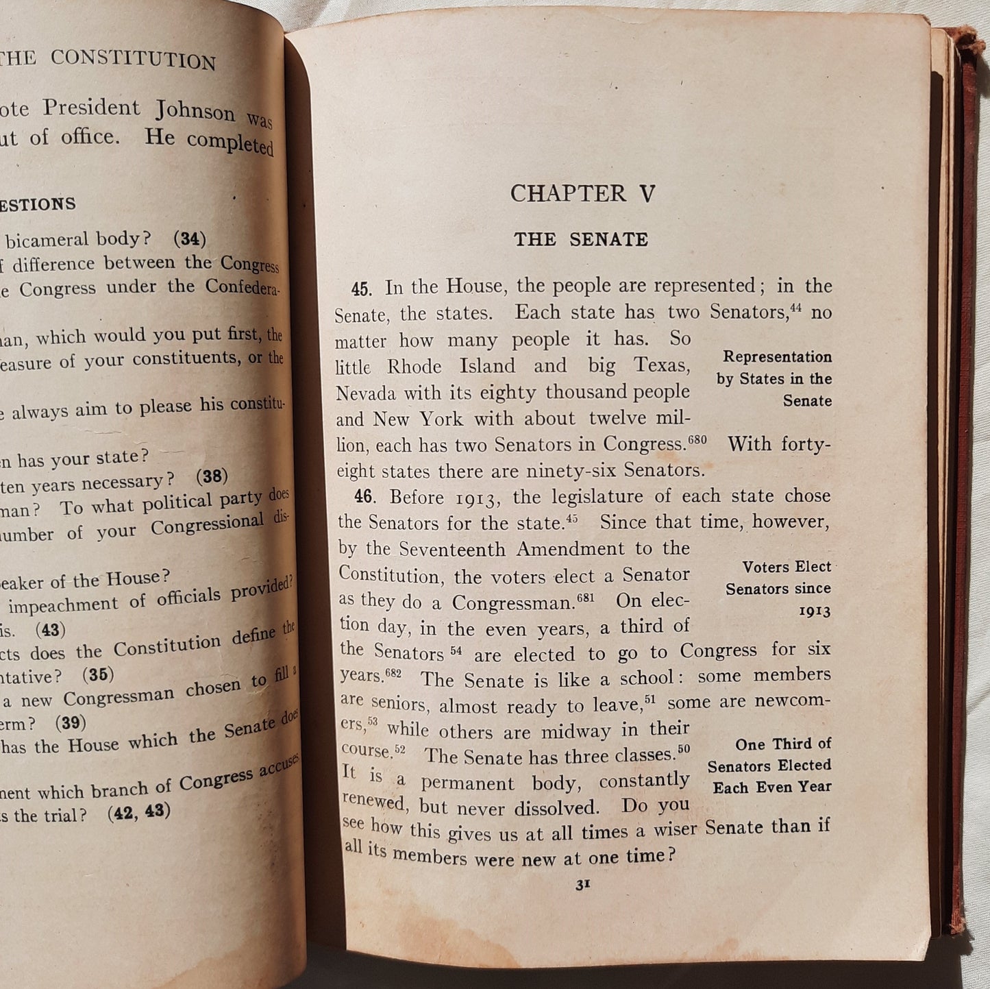 The Constitution of Our Country by Frank A. Rexford; Clara Carson (Fair, 1926, HC, American Book Co.)