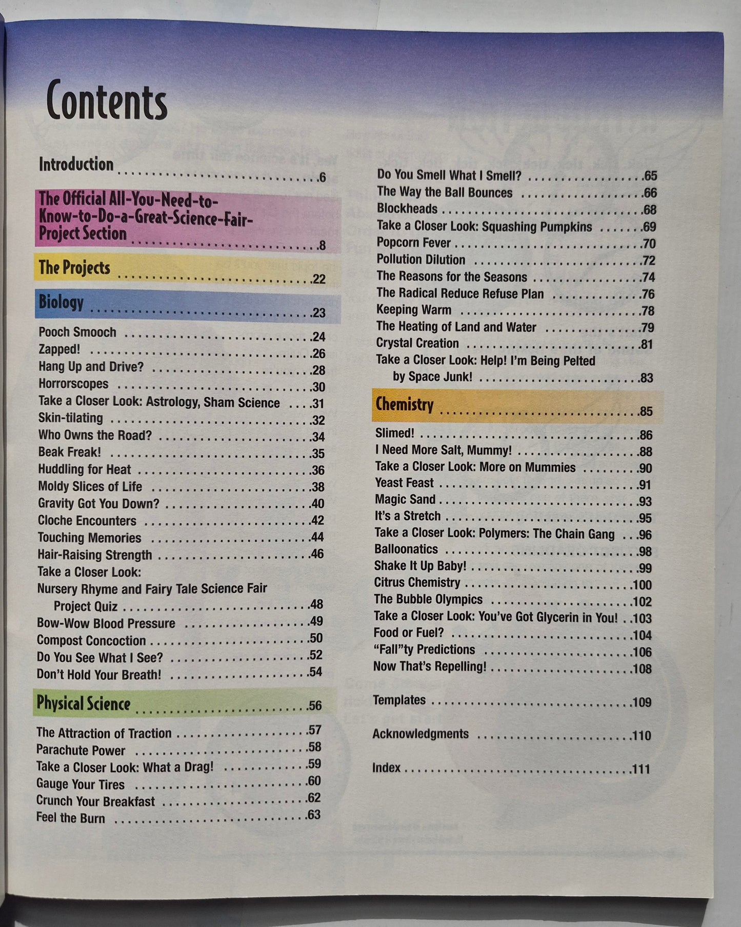 Prize Winning Science Fair Projects by Joe Rhatigan (Very good, 2002, Pbk, Scholastic)