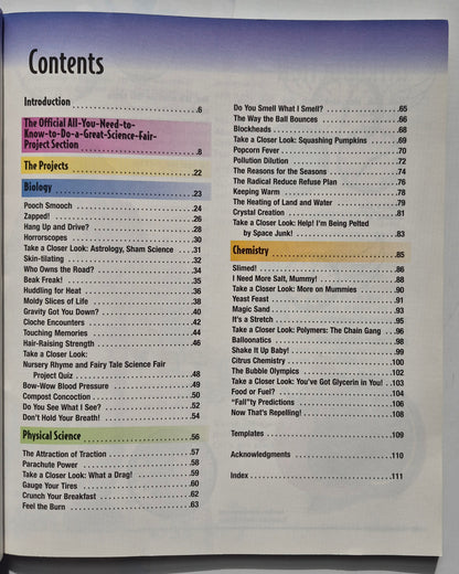 Prize Winning Science Fair Projects by Joe Rhatigan (Very good, 2002, Pbk, Scholastic)