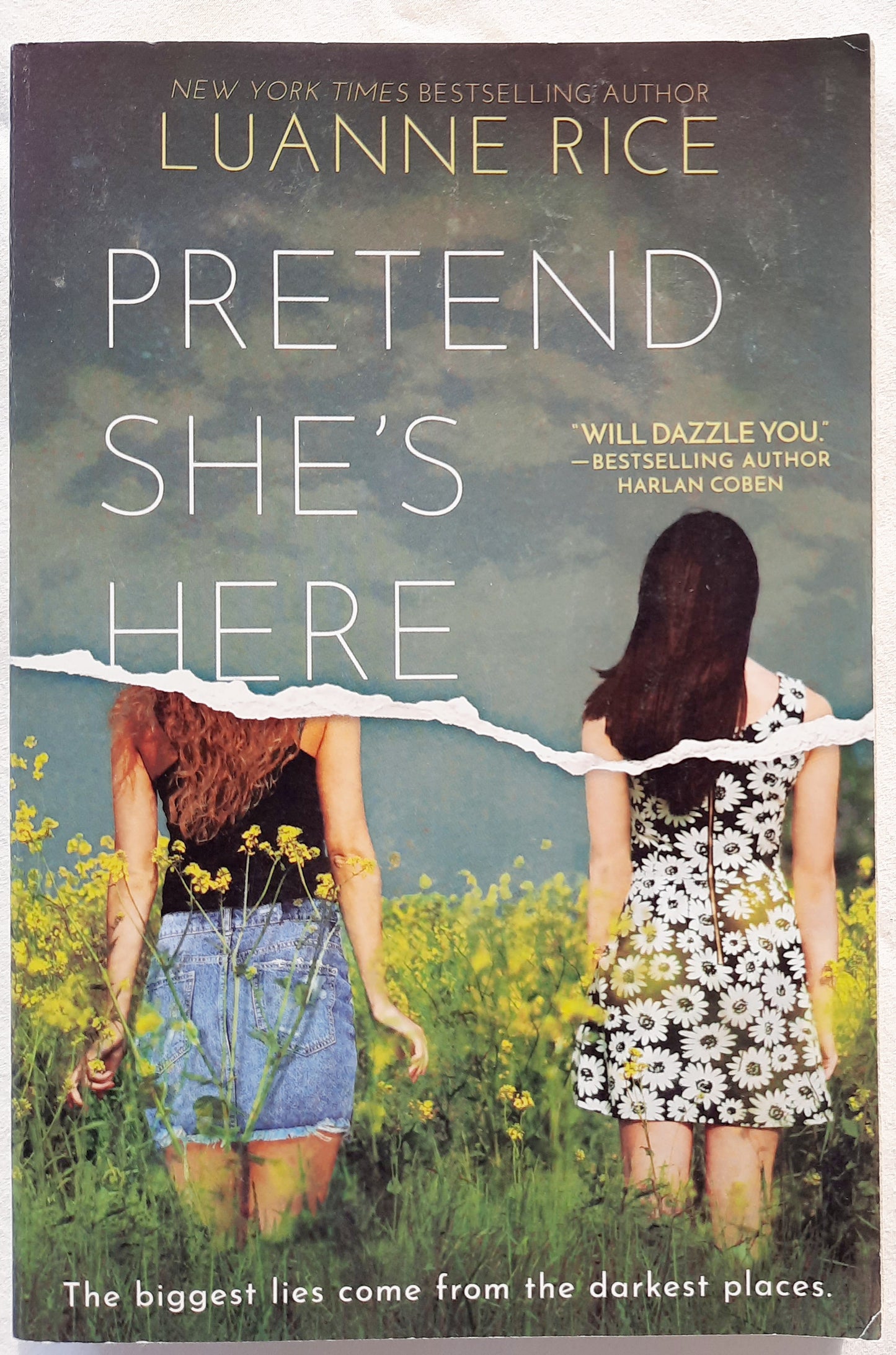 Pretend She's Here by Luanne Rice (Very good, 2019, Pbk, 337 pages, Scholastic)