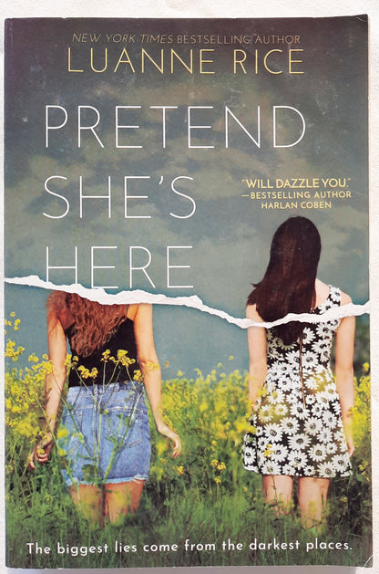 Pretend She's Here by Luanne Rice (Very good, 2019, Pbk, 337 pages, Scholastic)