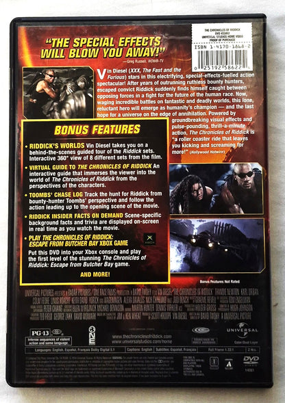 Die Chroniken des Riddick DVD (Sehr gut, 2004, FSK 12, Vollbild, Universal, 2 Stunden)