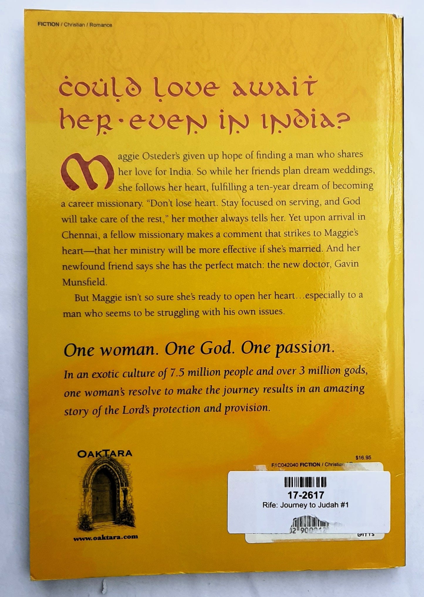 Journey to Judah #1 Eileen Hinkle Rife (Born for India, New, 2008, Pbk, 181 pages, OakTara)