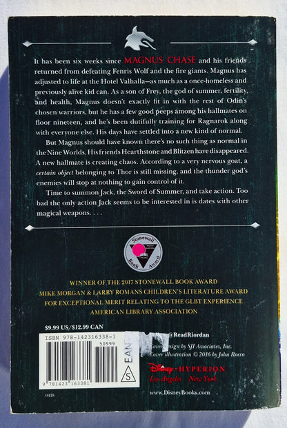 Magnus Chase und die Götter von Asgard #2: Der Hammer des Thor von Rick Riordan (Sehr gut, 2018, Taschenbuch, 496 Seiten, Disney Hyperion)
