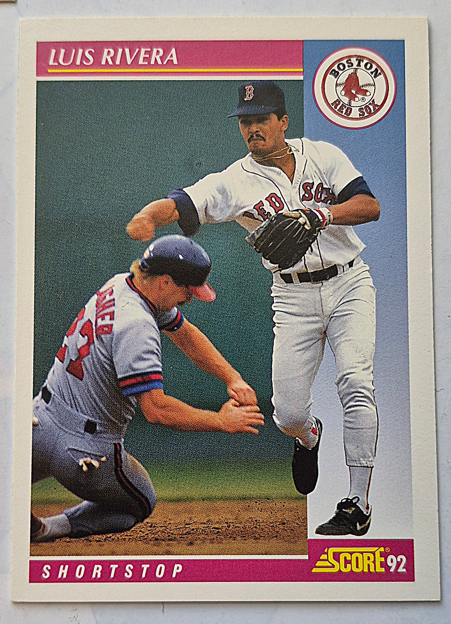 Rivera Luis Boston Red Sox Shortstop #159 Score '92 Baseball Card