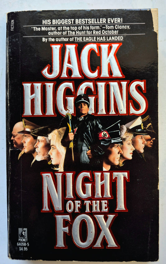 Night of the Fox #1 by Jack Higgins (Good, 1987, Pbk, 345 pgs, Pocket Books)