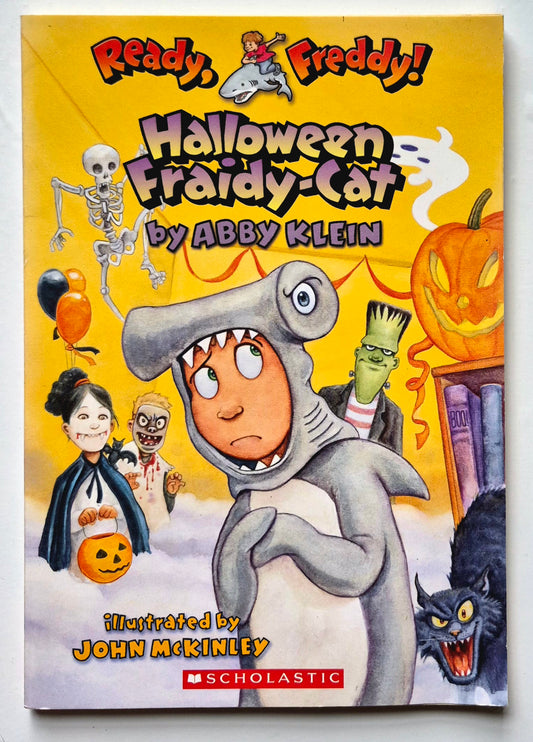 Ready, Freddy! Halloween Fraidy-Cat by Abby Klein (Very good, 2006. Pbk, 95 pgs, Scholastic)
